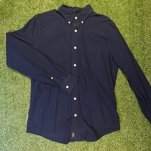 Abercrombie & Fitch Button Down Navy - Picture 1 of 2